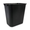 Boardwalk® Soft-Sided Wastebasket, 28 qt, Black Waste Receptacles-Deskside All-Purpose Wastebaskets - Office Ready