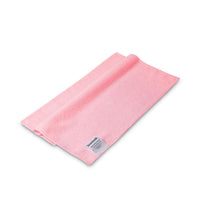 Boardwalk® Microfiber Cleaning Cloths, 16 x 16, Pink, 24/Pack Towels & Wipes-Washable Cleaning Cloth - Office Ready