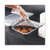 Boardwalk® Aluminum Steam Table Pan Lids, Deep, 100/Carton Food Containers-Pan/Oven-Tray Cover, Aluminum - Office Ready