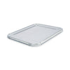 Boardwalk® Aluminum Steam Table Pan Lids, Deep, 100/Carton Food Containers-Pan/Oven-Tray Cover, Aluminum - Office Ready
