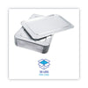 Boardwalk® Aluminum Steam Table Pan Lids, Fits Full-Size Pan, Deep,12.88 x 20.81 x 0.63, 50/Carton Steam Table Pan Lids - Office Ready