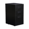 Alera® File Pedestal, Left or Right, 3-Drawers: Box/Box/File, Legal/Letter, Black, 14.96" x 19.29" x 27.75" File Cabinets-Vertical Pedestal - Office Ready