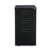 Alera® File Pedestal, Left or Right, 3-Drawers: Box/Box/File, Legal/Letter, Black, 14.96" x 19.29" x 27.75" File Cabinets-Vertical Pedestal - Office Ready