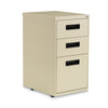 Alera® File Pedestal, Left or Right, 3-Drawers: Box/Box/File, Legal/Letter, Putty, 14.96" x 19.29" x 27.75" File Cabinets-Vertical Pedestal - Office Ready