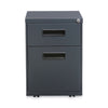 Alera® File Pedestal, Left or Right, 2-Drawers: Box/File, Legal/Letter, Charcoal, 14.96" x 19.29" x 21.65" File Cabinets-Vertical Pedestal - Office Ready