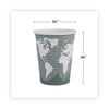 Eco-Products® World Art™ Hot Cups, 12 oz, 50/Pack, 20 Packs/Carton Cups-Hot Drink, Paper - Office Ready