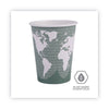 Eco-Products® World Art™ Hot Cups, 12 oz, Gray, 50/Pack Cups-Hot Drink, Paper - Office Ready