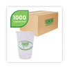 Eco-Products® GreenStripe® Cold Drink Cups, 16 oz, Clear, 50/Pack, 20 Packs/Carton Cups-Cold Drink, PLA - Office Ready