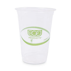Eco-Products® GreenStripe® Cold Drink Cups, Clear, 16 oz, 50/Pack