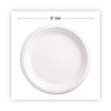 Eco-Products® Sugarcane Dinnerware, 9" dia, Natural White, 50/Packs Dinnerware-Plate, Bagasse - Office Ready