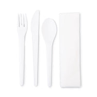 Eco-Products® Plantware® Compostable Cutlery, Knife/Fork/Spoon/Napkin, 6
