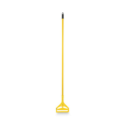 Rubbermaid Invader Aluminum Side-Gate Wet-Mop Handle, 60, Gray/Yellow