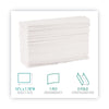 Windsoft® C-Fold Towels, 1 Ply, 10.2 x 13.25, White, 200/Pack, 12 Packs/Carton Towels & Wipes-Multifold Paper Towel - Office Ready