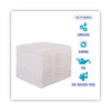 Boardwalk® DRC Wipers, White, 12 x 13, 12 Bags of 90, 1080/Carton Towels & Wipes-Disposable Dry Wipe - Office Ready