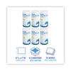 Boardwalk® Disinfecting Wipes, 7 x 8, Lemon Scent, 75/Canister, 6 Canisters/Carton Cleaner/Detergent Wet Wipes - Office Ready