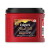 Folgers® Coffee, Black Silk, 24.2 oz Canister, 6/Carton Beverages-Coffee, Bulk Ground - Office Ready