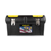 Stanley® Series 2000 Toolbox With Tray, Two Lid Compartments Portable Tool Boxes - Office Ready