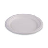 Boardwalk® Bagasse Dinnerware, Plate, 10" dia, White, 500/Carton Dinnerware-Plate, Bagasse - Office Ready