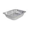 Boardwalk® Aluminum Steam Table Pans, Half-Size Deep—128 oz., 2.56" Deep, 10.38 x 12.75, 100/Carton  - Office Ready