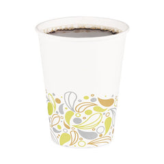 Boardwalk® Deerfield Printed Paper Hot Cups, 12 oz, 50 Cups/Sleeve, 20 Sleeves/Carton