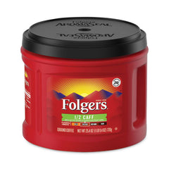 Folgers® Coffee, Half Caff, 25.4 oz Canister