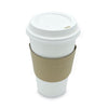 Boardwalk® Hot Cup Lids, Fits 10 oz to 20 oz Cups, White, Plastic, 50/Pack, 20 Packs/Carton Cup Lids-Hot Cup - Office Ready