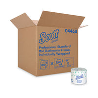 Scott® Essential Standard Roll Bathroom Tissue, Septic Safe, 2-Ply, White, 550 Sheets/Roll, 80/Carton Tissues-Bath Regular Roll - Office Ready