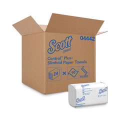 Scott® Control™ Slimfold* Towels, 7 1/2 x 11 3/5, White, 90/Pack, 24 Packs/Carton