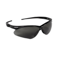 KleenGuard™ Nemesis* Safety Glasses, Black Frame, Smoke Anti-Fog Lens Safety Glasses-Wraparound - Office Ready