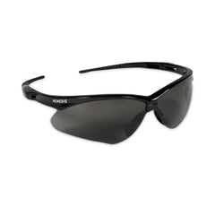 KleenGuard™ Nemesis* Safety Glasses, Black Frame, Smoke Anti-Fog Lens