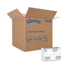 Kleenex® C-Fold Paper Towels, 10 1/8 x 13 3/20, White, 150/Pack, 16 Packs/Carton