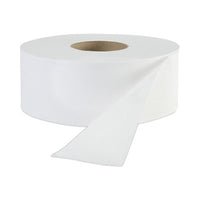 Boardwalk® JRT Jr. Bathroom Tissue, Jumbo, Septic Safe, 1-Ply, White, 3.3