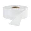 Boardwalk® JRT Jr. Bathroom Tissue, Jumbo, Septic Safe, 1-Ply, White, 3.3" x 2,000 ft, 12/Carton Tissues-Bath JRT Jr. Roll - Office Ready