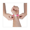Advantus Crowd Management Wristbands, Sequentially Numbered, 9.75" x 0.75", Neon Pink, 500/Pack Wristbands-Security/Crowd Management - Office Ready