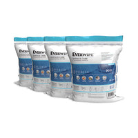Everwipe™ Cleaning and Deodorizing Wipes, 1-Ply, 8 x 6, Lemon, White, 900/Bag, 4 Bags/Carton Cleaner/Detergent Wet Wipes - Office Ready