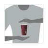 Dart® Solo® Paper Hot Drink Cups in Bistro® Design, 16 oz, Maroon, 300/Carton Cups-Hot Drink, Paper - Office Ready