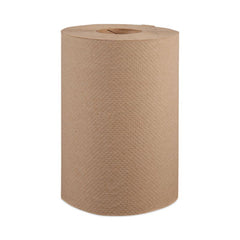 Windsoft® Natural Hardwound Towels, 1-Ply, 8" x 350 ft, Natural, 12 Rolls/Carton