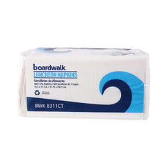 Boardwalk® Office Packs Napkins, 1-Ply, 12 x 12, White, 2,400/Carton