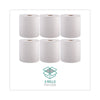 Windsoft® Hardwound Towels, 1-Ply, 8" x 800 ft, White, 6 Rolls/Carton Hardwound Paper Towel Rolls - Office Ready