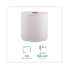 Windsoft® Hardwound Towels, 1-Ply, 8" x 800 ft, White, 6 Rolls/Carton Hardwound Paper Towel Rolls - Office Ready