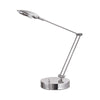 Alera® Adjustable LED Task Lamp with USB Port, 11w x 6.25d x 26h, Brushed Nickel Desk & Task Lamps - Office Ready