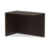 Alera® Valencia™ Series Reversible Return/Bridge Shell, 42w x 23 5/8d x 29 1/2, Espresso Returns-Reversible Return - Office Ready