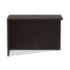 Alera® Valencia™ Series Reversible Return/Bridge Shell, 42w x 23 5/8d x 29 1/2, Espresso Returns-Reversible Return - Office Ready