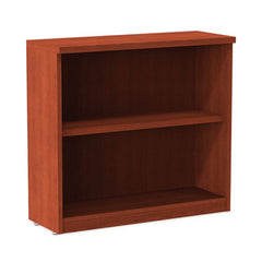 Alera® Valencia™ Series Bookcase, Two-Shelf, 31 3/4w x 14d x 29 1/2h, Med Cherry