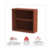 Alera® Valencia™ Series Bookcase, Two-Shelf, 31 3/4w x 14d x 29 1/2h, Med Cherry Bookcases-Shelf Bookcase - Office Ready