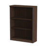 Alera® Valencia™ Series Bookcase, Three-Shelf, 31.75w x 14d x 39.38h, Espresso Bookcases-Shelf Bookcase - Office Ready