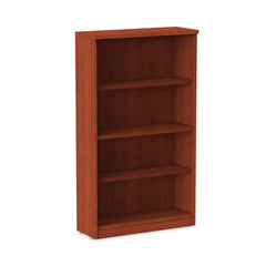 Alera® Valencia™ Series Bookcase, Four-Shelf, 31.75w x 14d x 54.88h, Medium Cherry