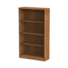 Alera® Valencia™ Series Bookcase, Four-Shelf, 31 3/4w x 14d x 54 7/8h, Modern Walnut Bookcases-Shelf Bookcase - Office Ready