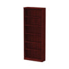 Alera® Valencia™ Series Bookcase, Six-Shelf, 31.75w x 14d x 80.25h, Mahogany Bookcases-Shelf Bookcase - Office Ready