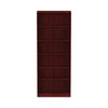 Alera® Valencia™ Series Bookcase, Six-Shelf, 31.75w x 14d x 80.25h, Mahogany Bookcases-Shelf Bookcase - Office Ready